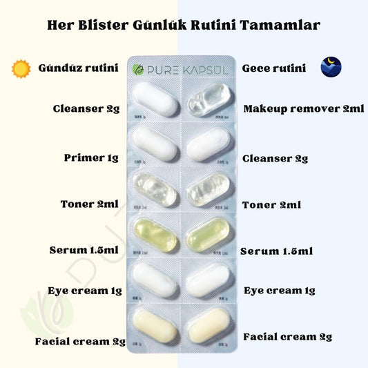 Pratik 7'li Kapsül Bakım Ritüeli